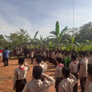 Kegiatan upacara hari senin